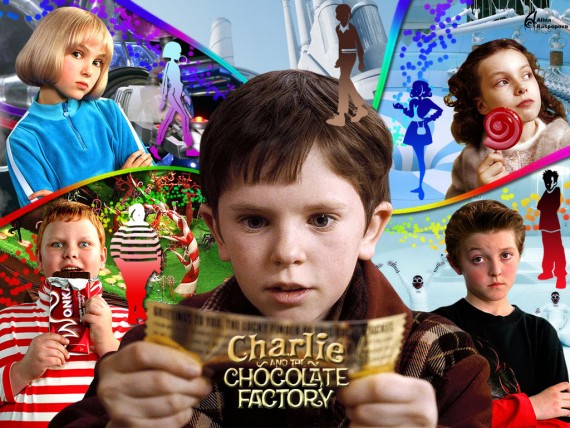 Free Send to Mobile Phone Charlie And The Chocolate Factory Movies wallpaper num.2