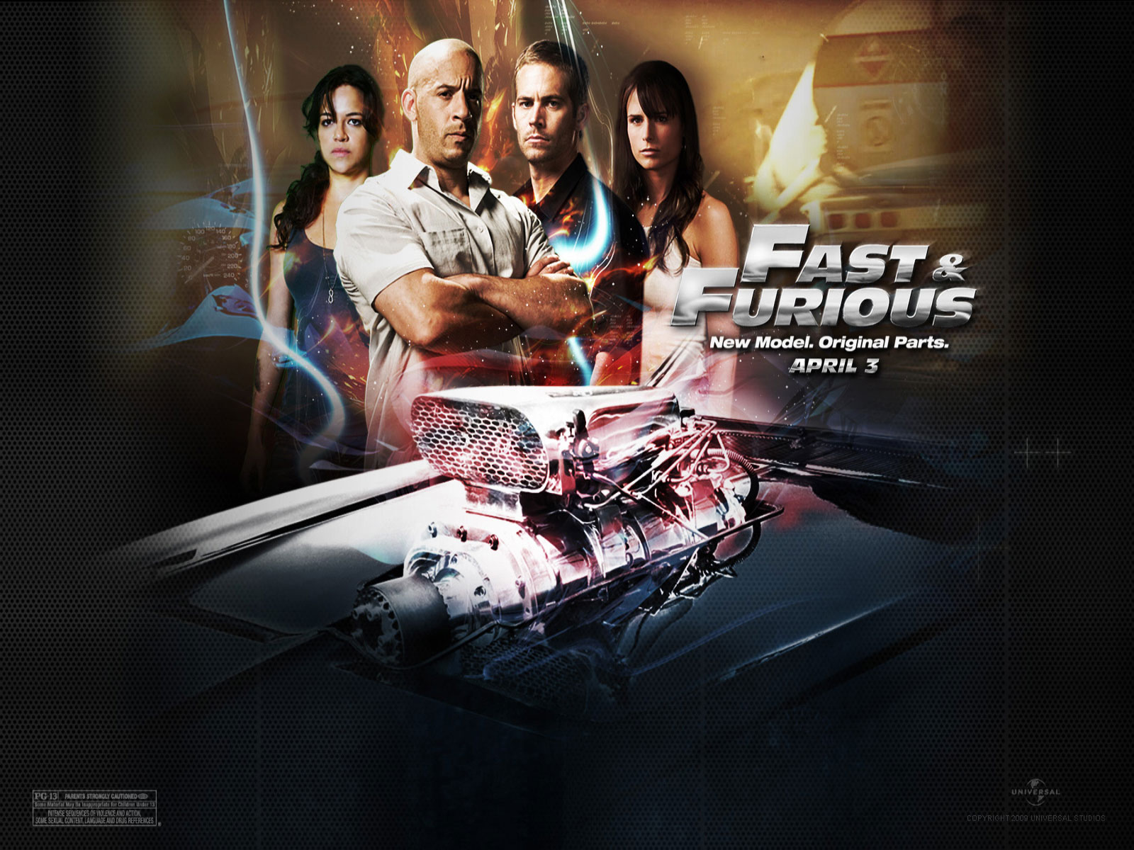 Download HQ Fast And Furious 4 wallpaper / Movies / 1600x1200