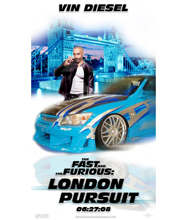 Full size Fast Furious London Pursuit wallpaper / Movies / 600x707