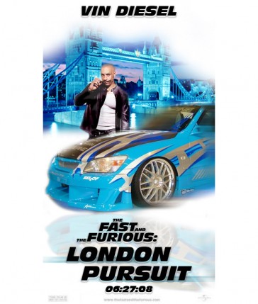 Free Send to Mobile Phone Fast Furious London Pursuit Movies wallpaper num.1
