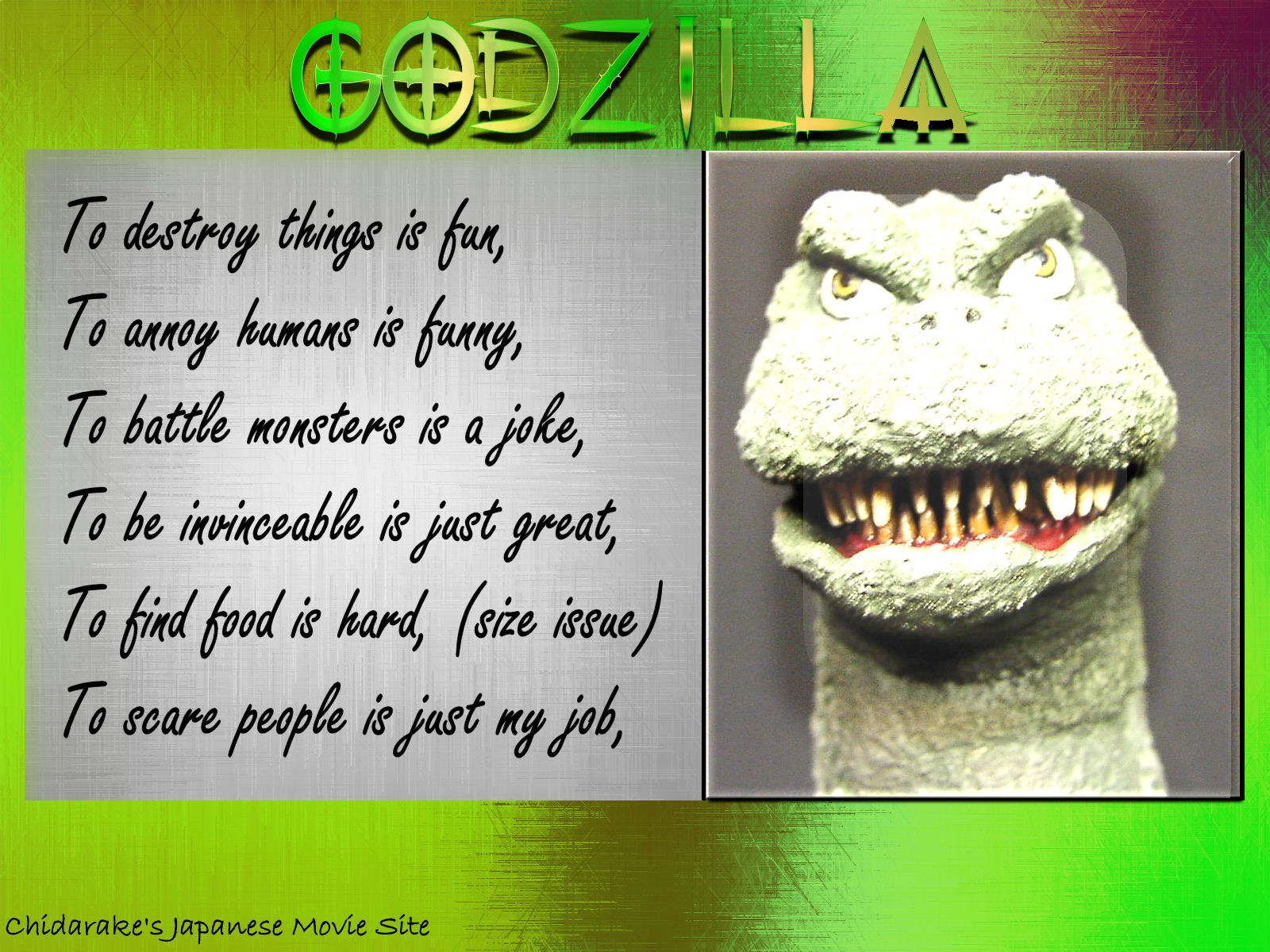 Download HQ Godzilla wallpaper / Movies / 1600x1200
