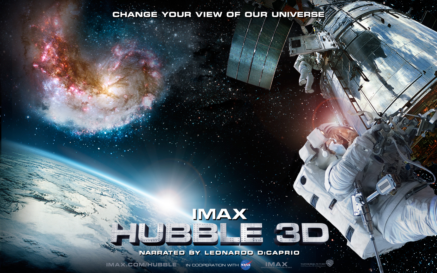 Download HQ Hubble galaxy 3d Hubble 3D wallpaper / 1680x1050