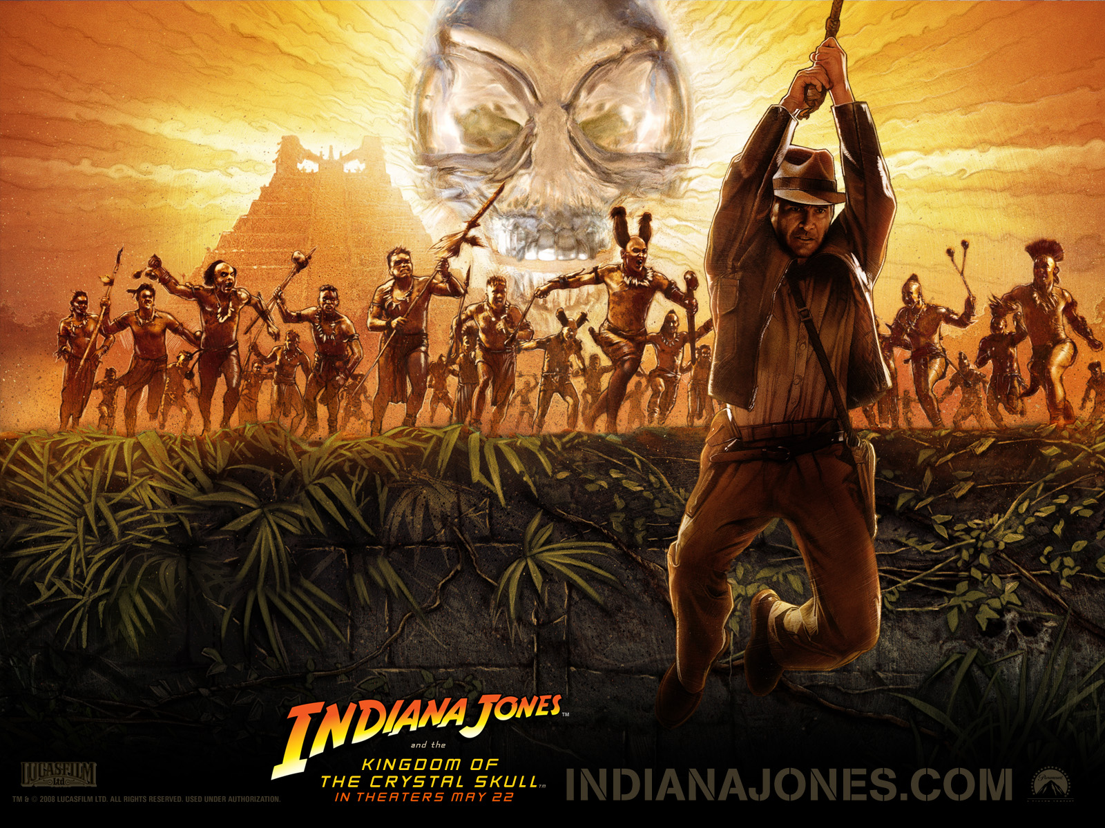 Download HQ Indiana Jones the Kingdom Crystal Skull wallpaper / Movies / 1600x1200