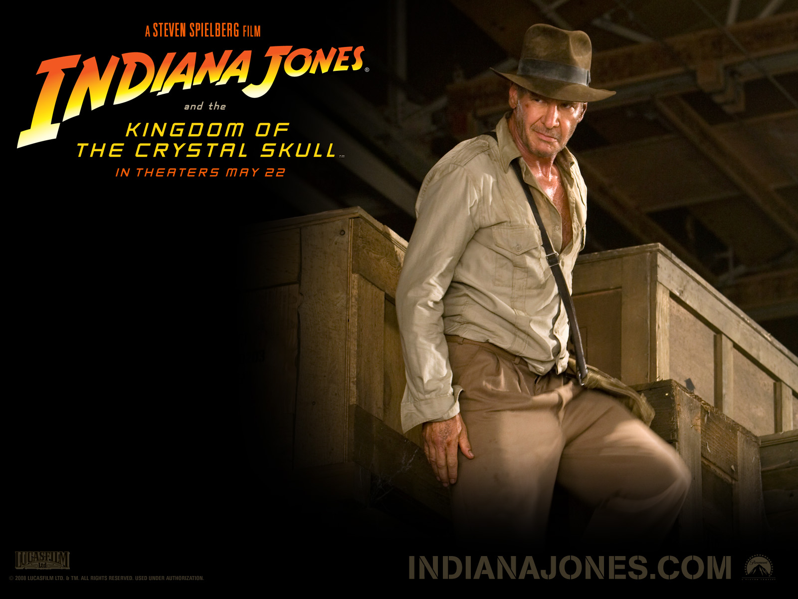 Download full size Indiana Jones the Kingdom Crystal Skull wallpaper / Movies / 1600x1200