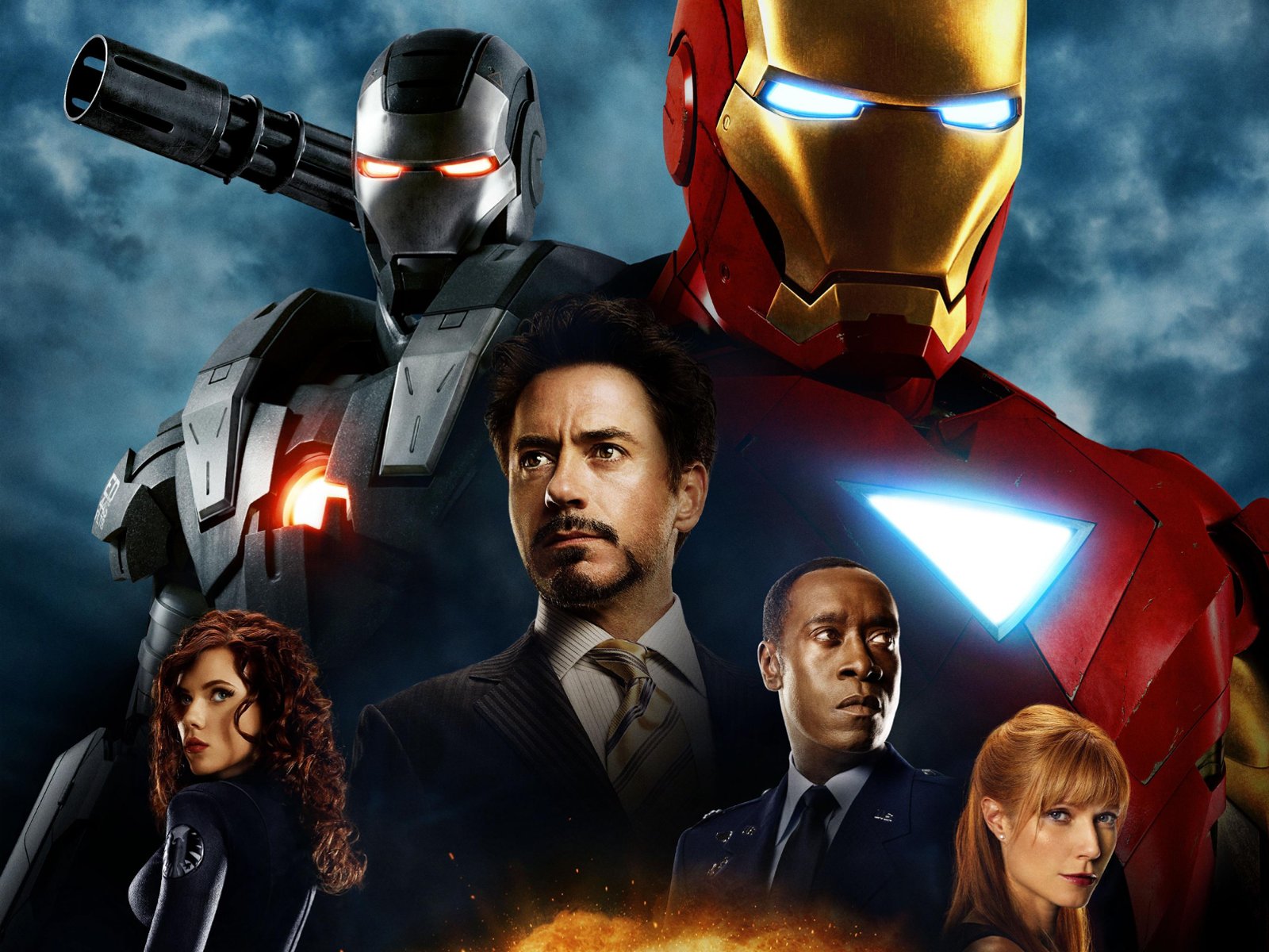 Download full size Robert Downey Jr Iron Man 2 wallpaper / 1600x1200