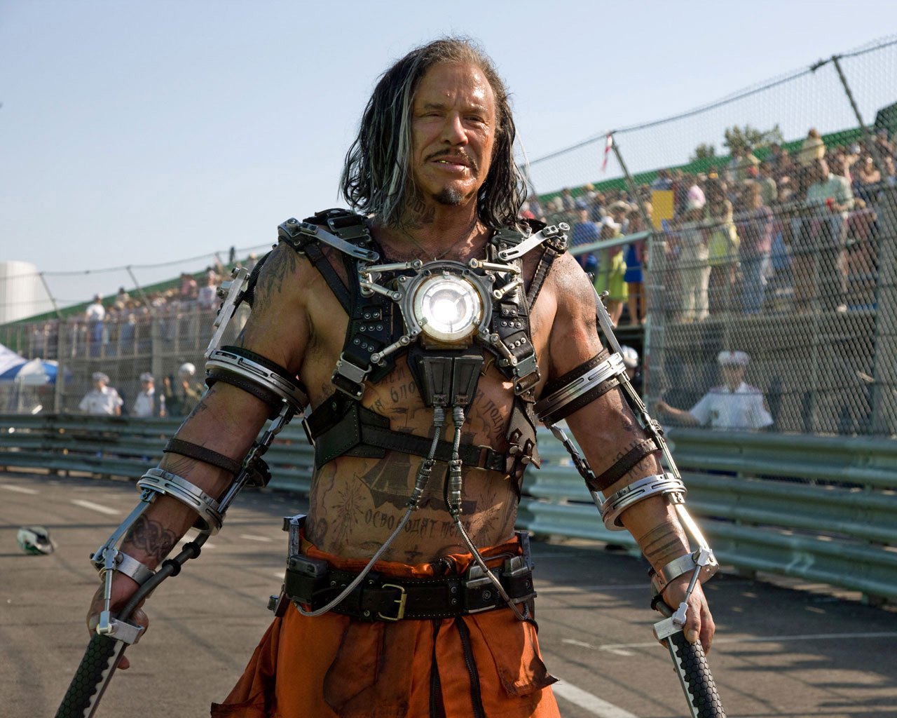 Download High quality Mickey Rourke Iron Man 2 wallpaper / 1280x1024
