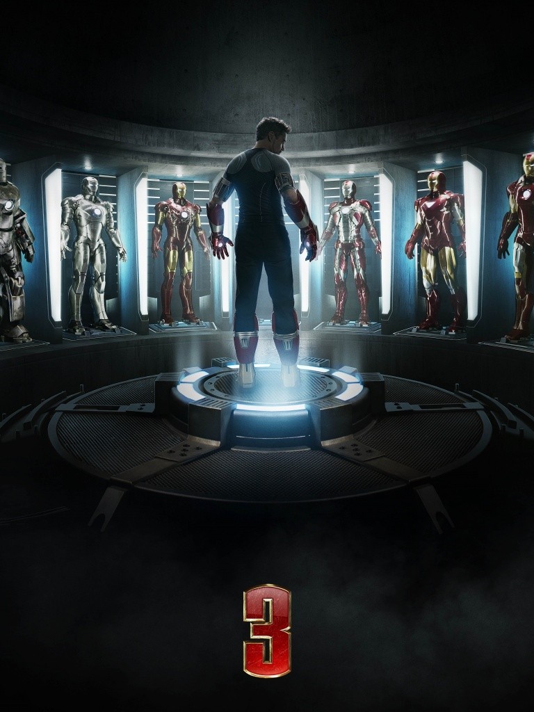 Download full size Iron Man 3 wallpaper / Movies / 768x1024