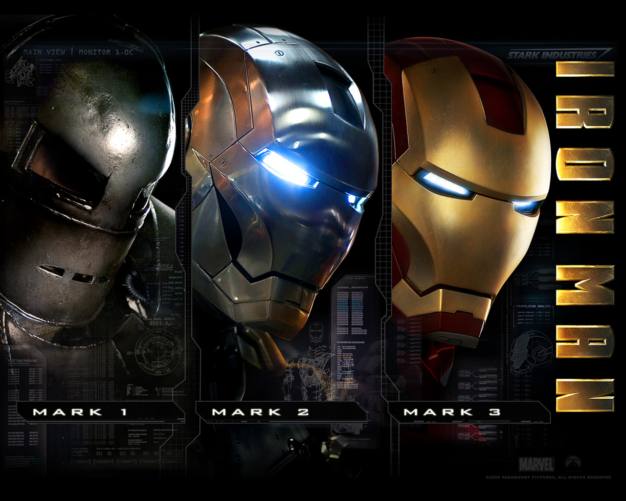 Download HQ Iron Man wallpaper / Movies / 1280x1024