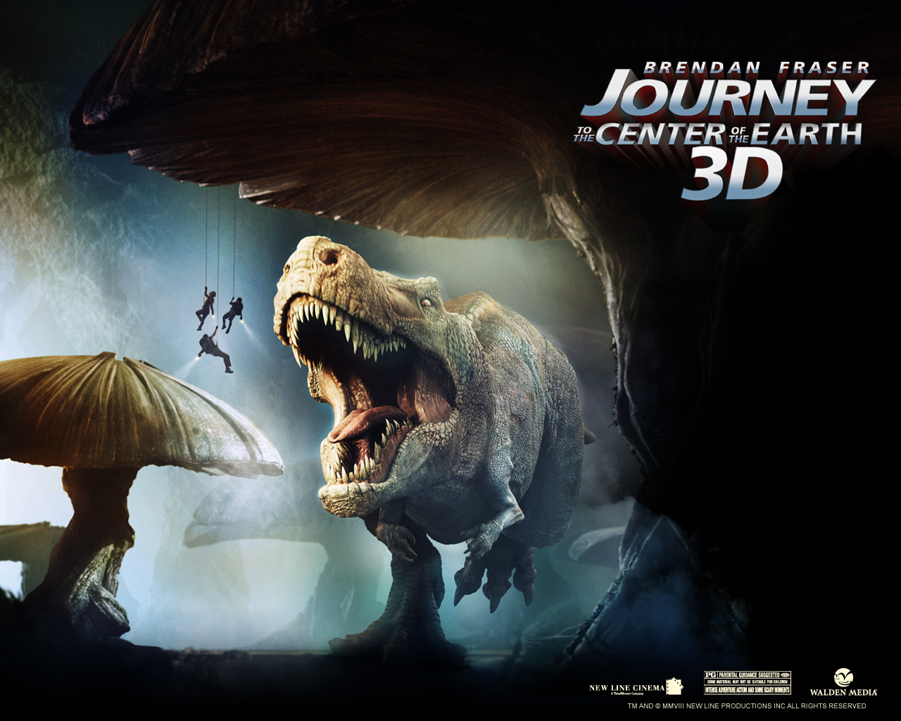 Download High quality Journey to Center Earth 3D wallpaper / Movies / 1280x1024