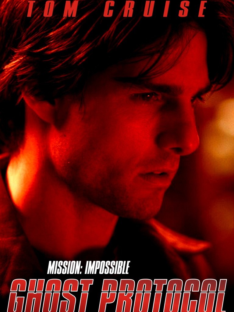 Download full size poster Mission: Impossible 4   Ghost Protocol wallpaper / 768x1024