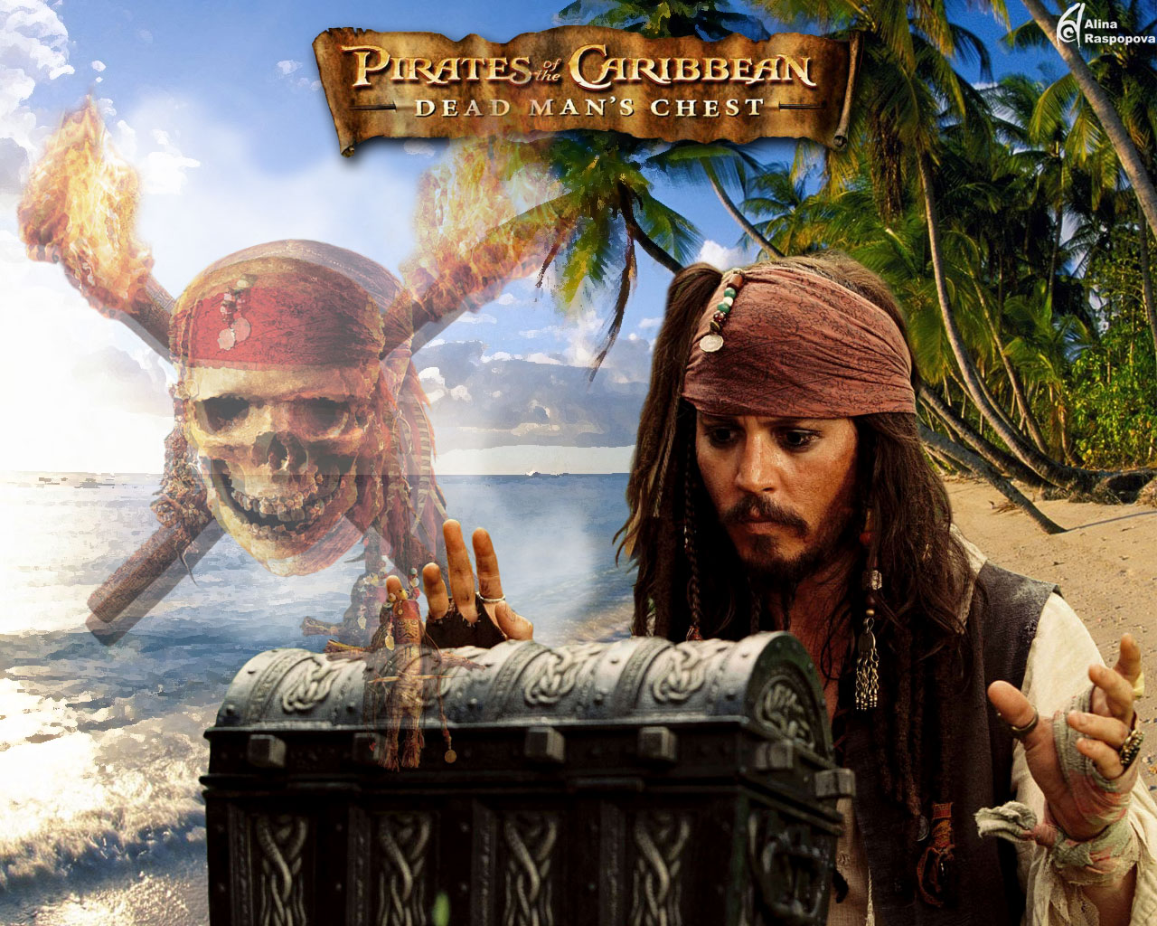 Download full size Pirates Of The Caribbean wallpaper / Movies / 1280x1024