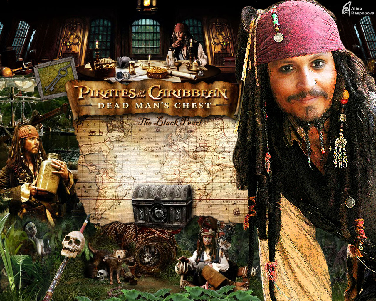 Download High quality Pirates Of The Caribbean wallpaper / Movies / 1280x1024
