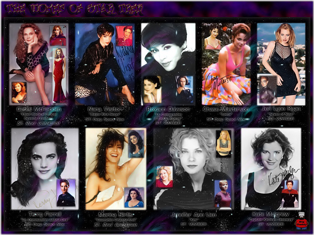 Download The Women Of All Star Treck Star Trek wallpaper / 1024x768