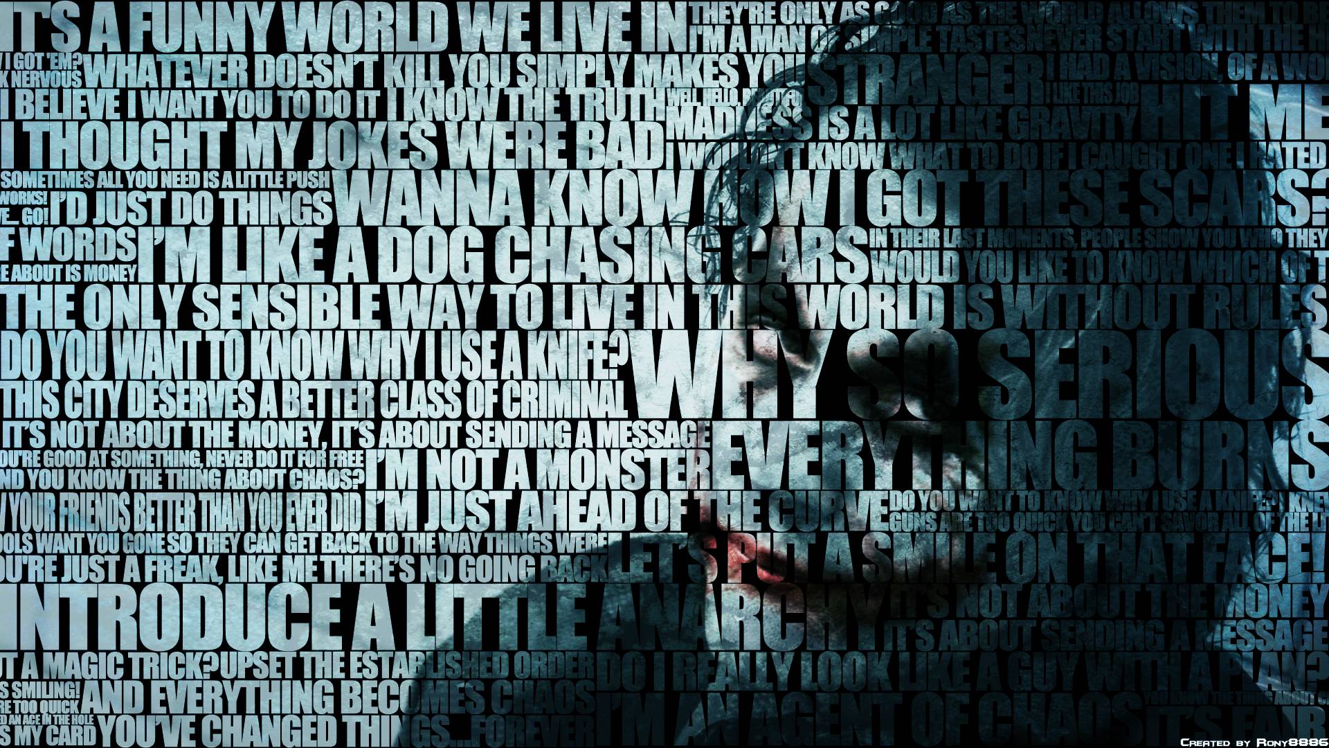 Download High quality The Joker The Dark Knight wallpaper / 1920x1080