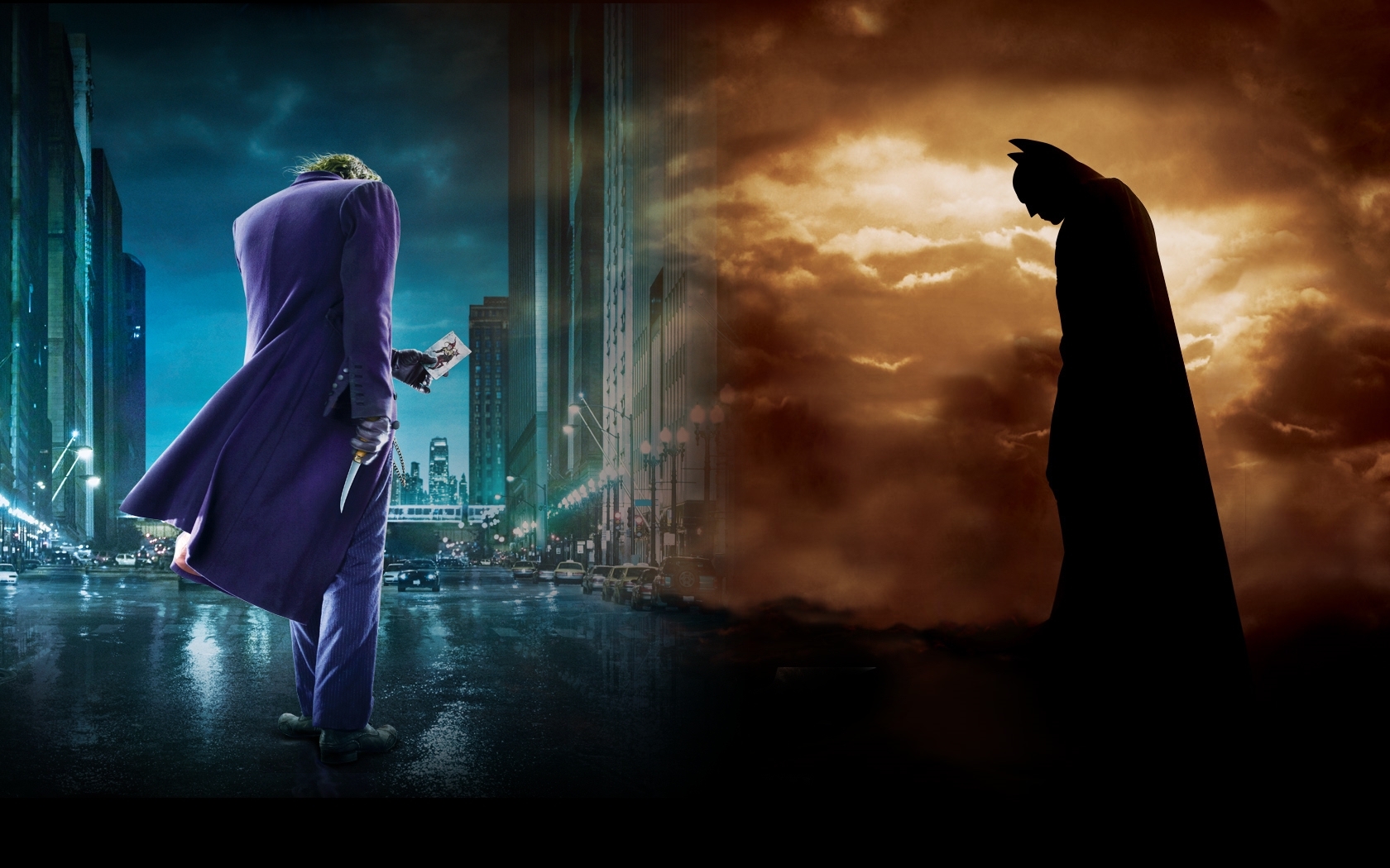 Download High quality The Dark Knight wallpaper / Movies / 1680x1050