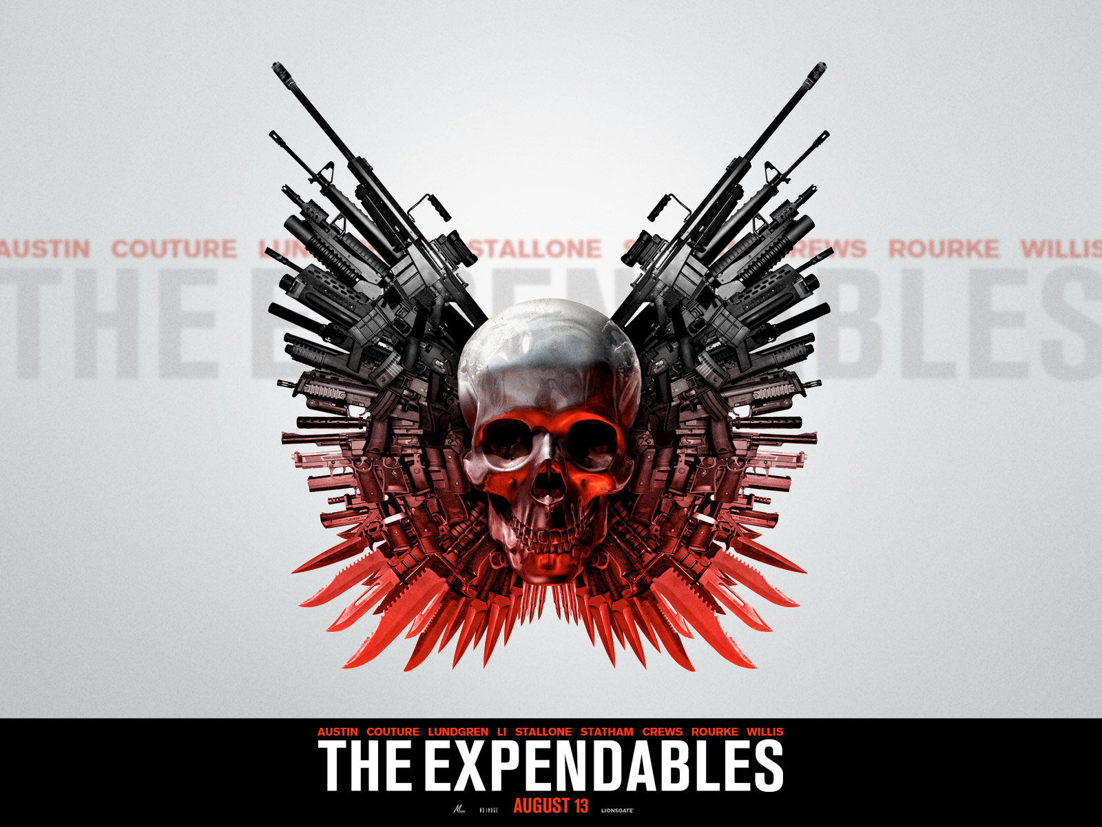 Download HQ skull The Expendables wallpaper / 1600x1200