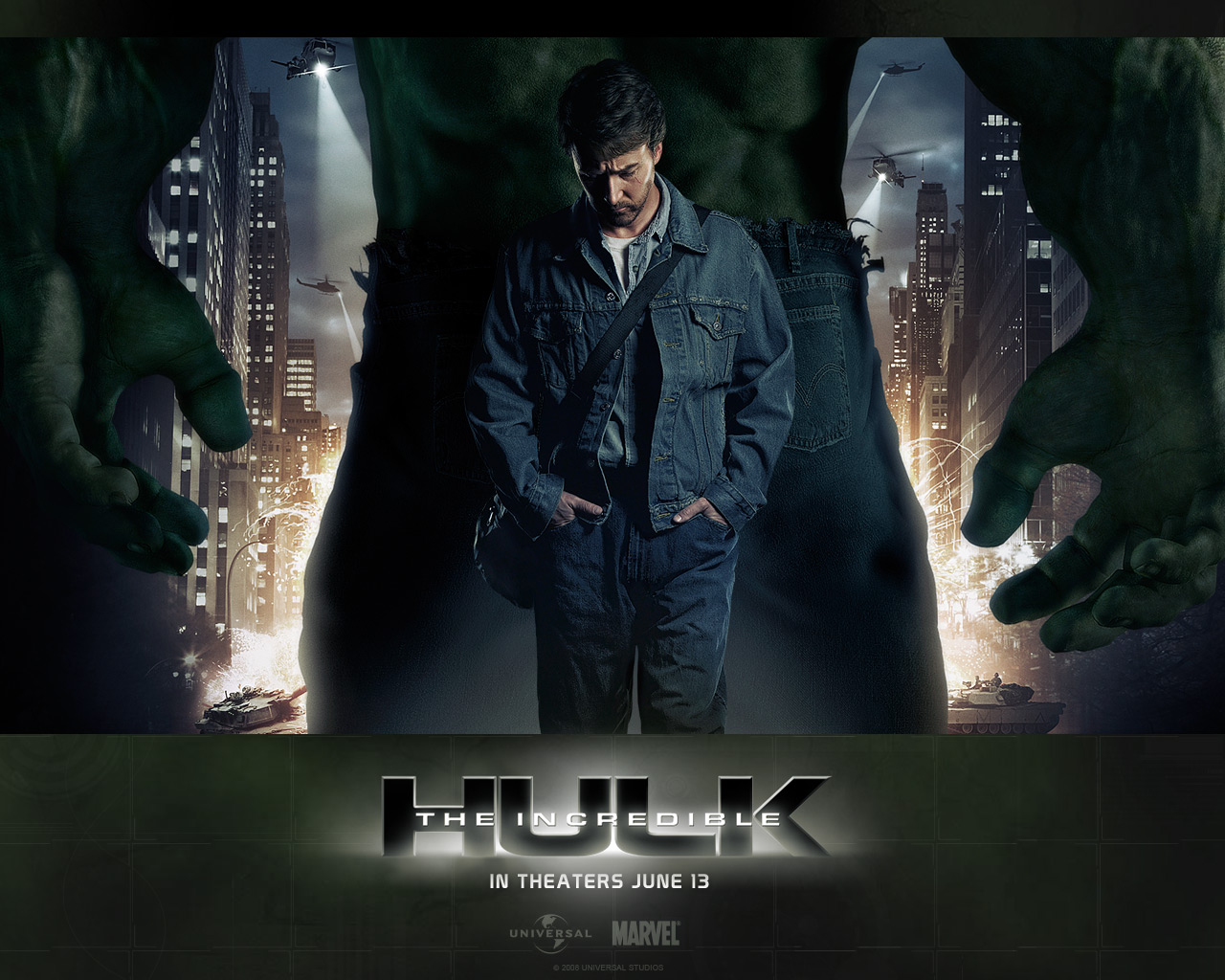 Download High quality The Incredible Hulk wallpaper / Movies / 1280x1024