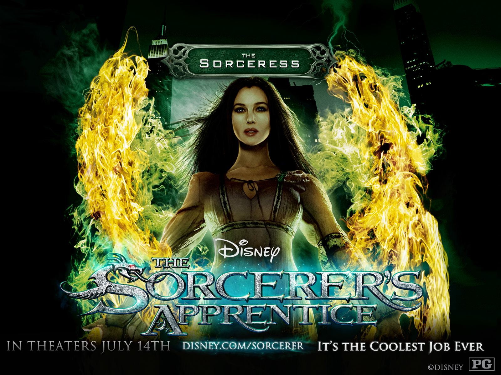 Download full size Flame The Sorcerer's Apprentice wallpaper / 1600x1200