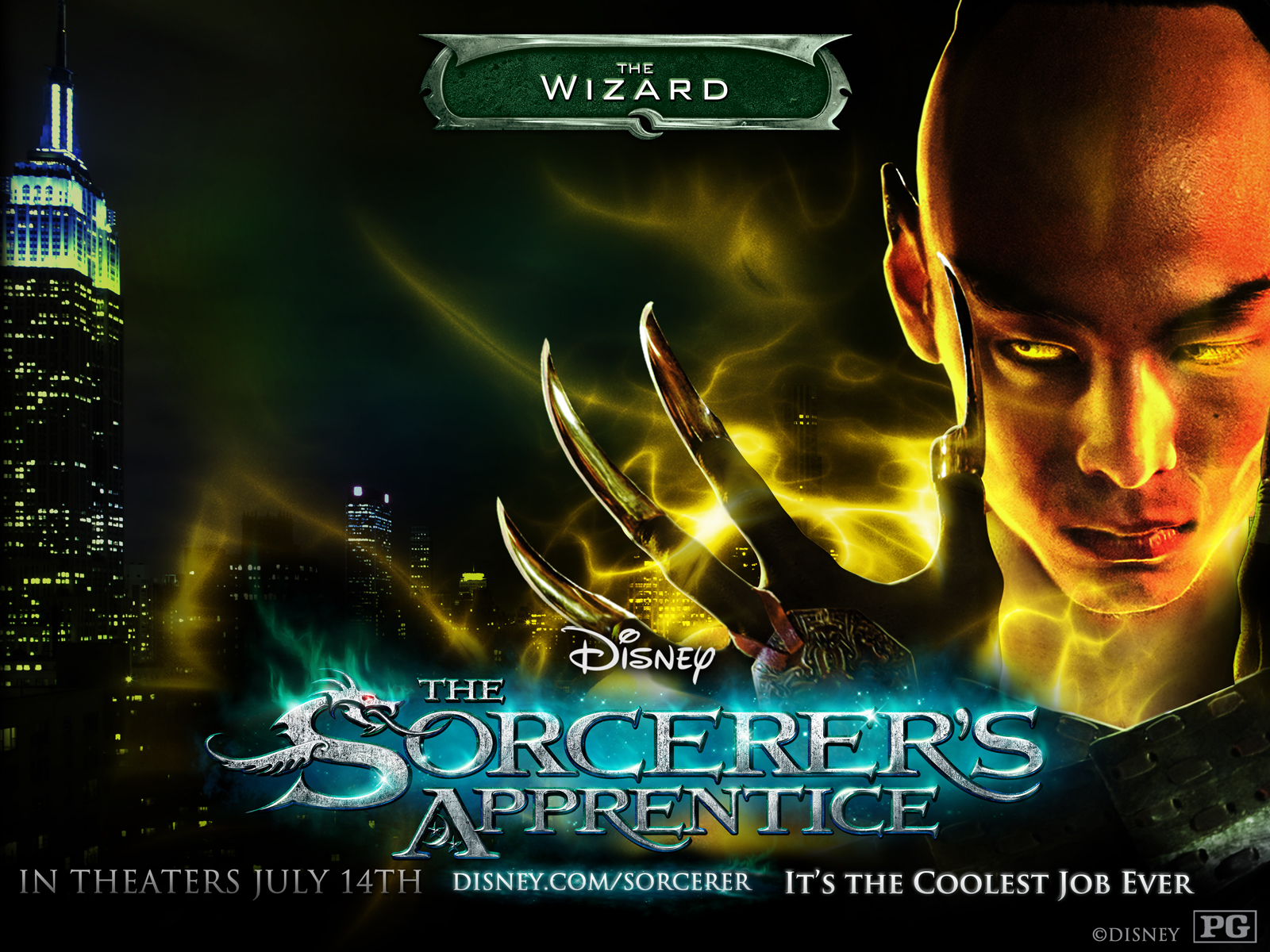 Download full size Wizard The Sorcerer's Apprentice wallpaper / 1600x1200