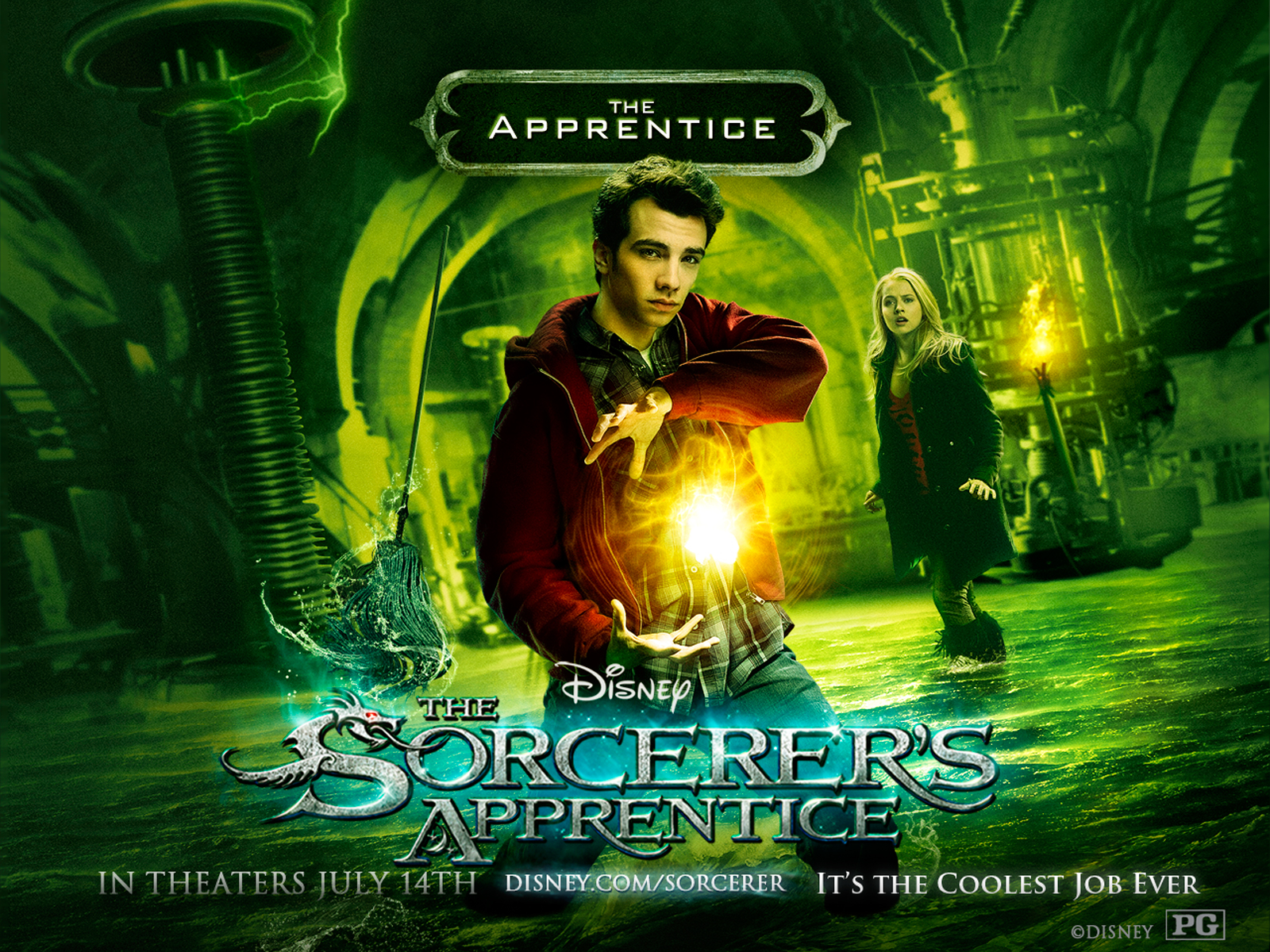 Download HQ magic The Sorcerer's Apprentice wallpaper / 1600x1200