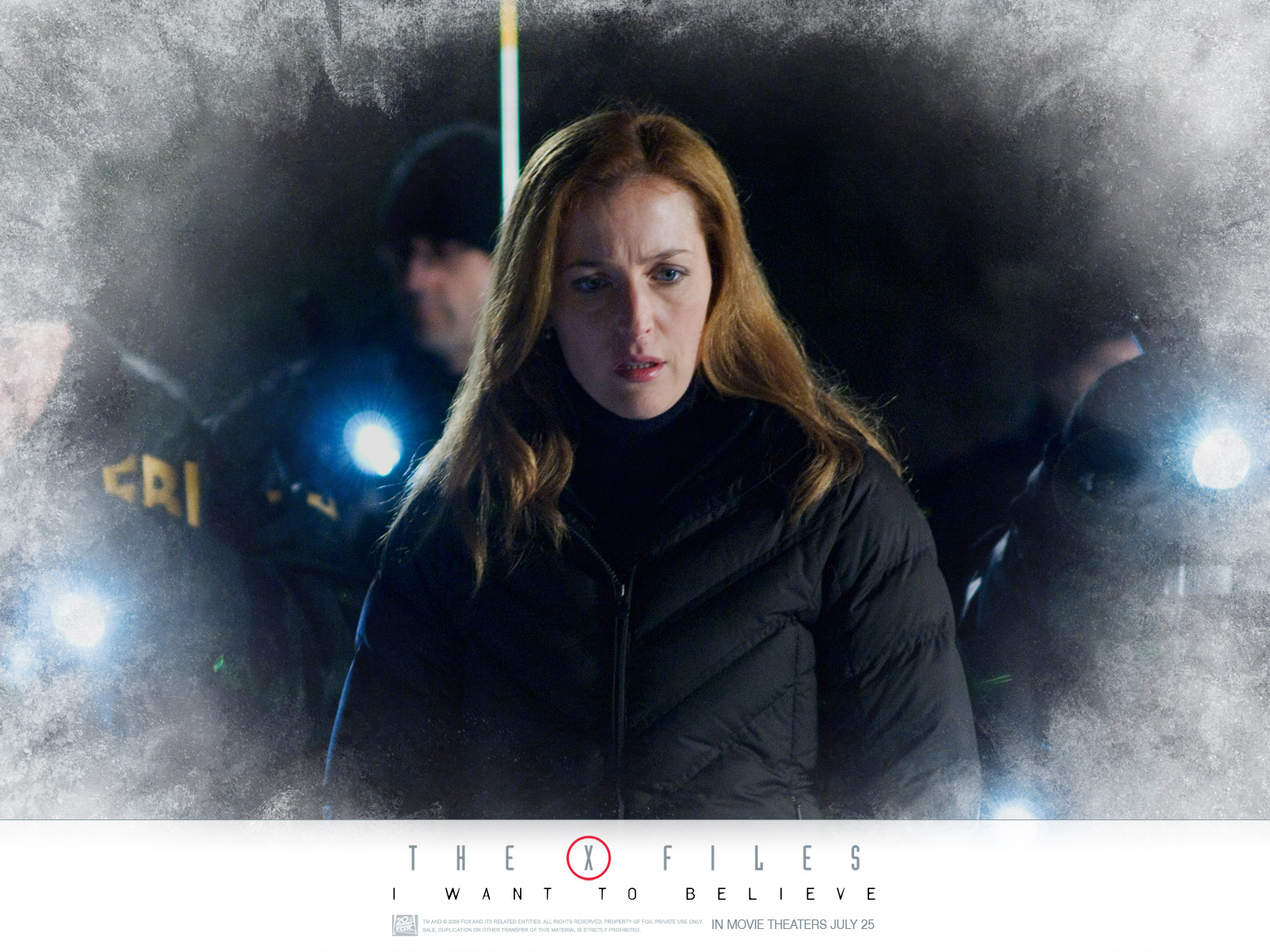 Download full size Dana Scully (Gillian Anderson) The X-Files I Want to Believe wallpaper / 1600x1200