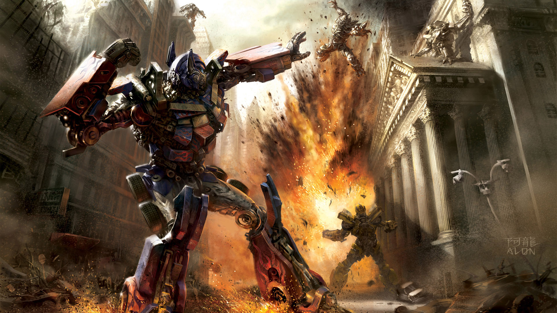 Download HQ Transformers 2 Revenge Of The Fallen wallpaper / Movies / 1920x1080
