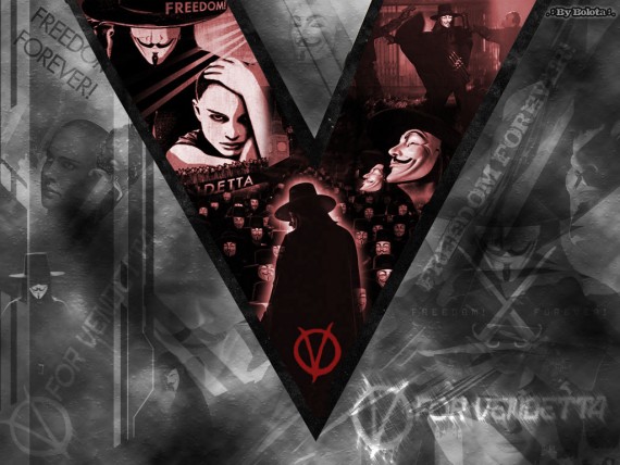 Free Send to Mobile Phone V For Vendetta Movies wallpaper num.2