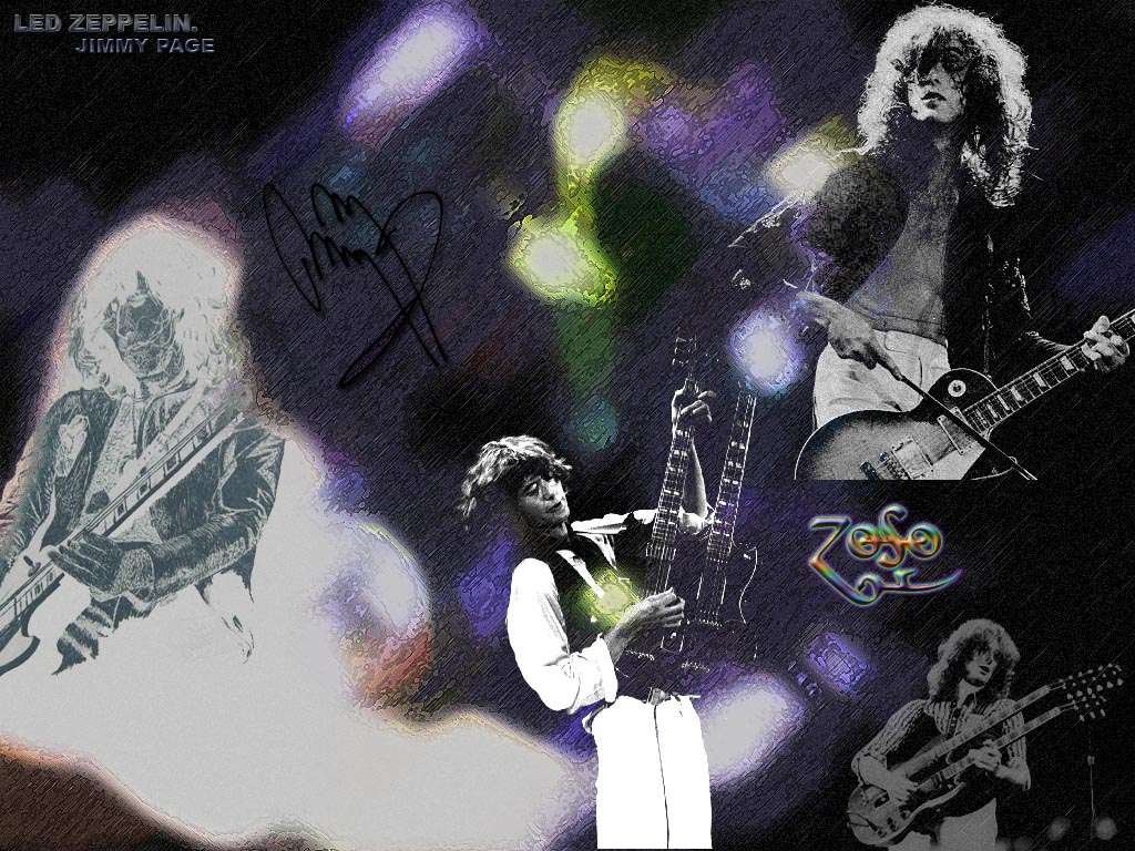 Full size Led Zeppelin wallpaper / Music / 1024x768