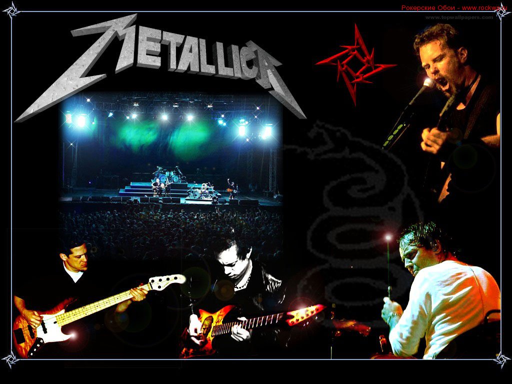 Full size live concert Metallica wallpaper / 1024x768
