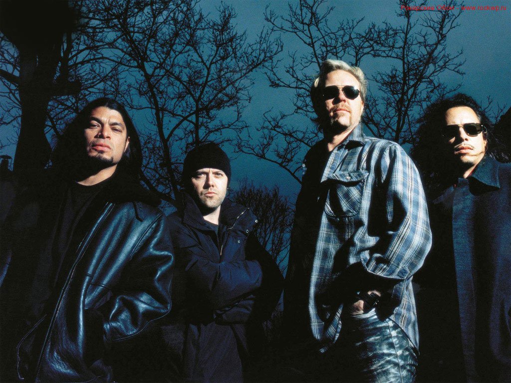 Download four men Metallica wallpaper / 1024x768