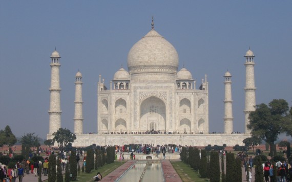 Free Send to Mobile Phone The Taj Mahal Architecture wallpaper num.12