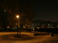 Download Bridge At Night, Montreal, Canada / Architecture