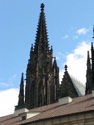 Free Send to Mobile Phone Tower of Saint Vitus Cathedral Architecture wallpaper num.59