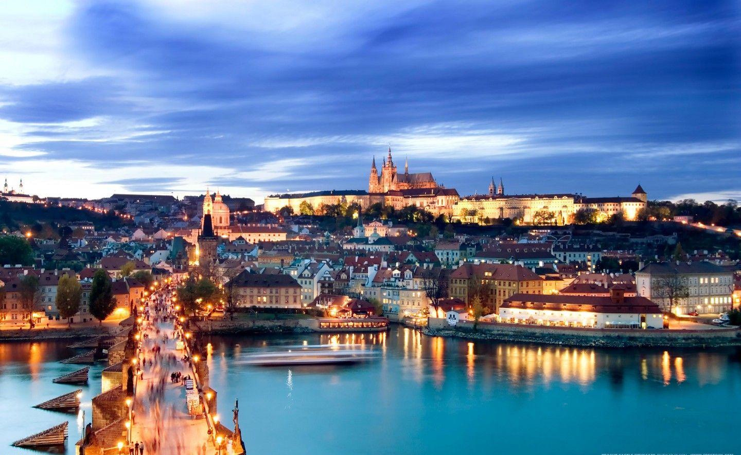 Download High quality Charles Bridge, Prague Architecture wallpaper / 1440x885