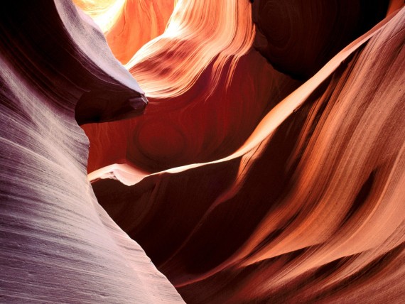 Free Send to Mobile Phone Light Inside, Slot Canyon Canyons wallpaper num.18