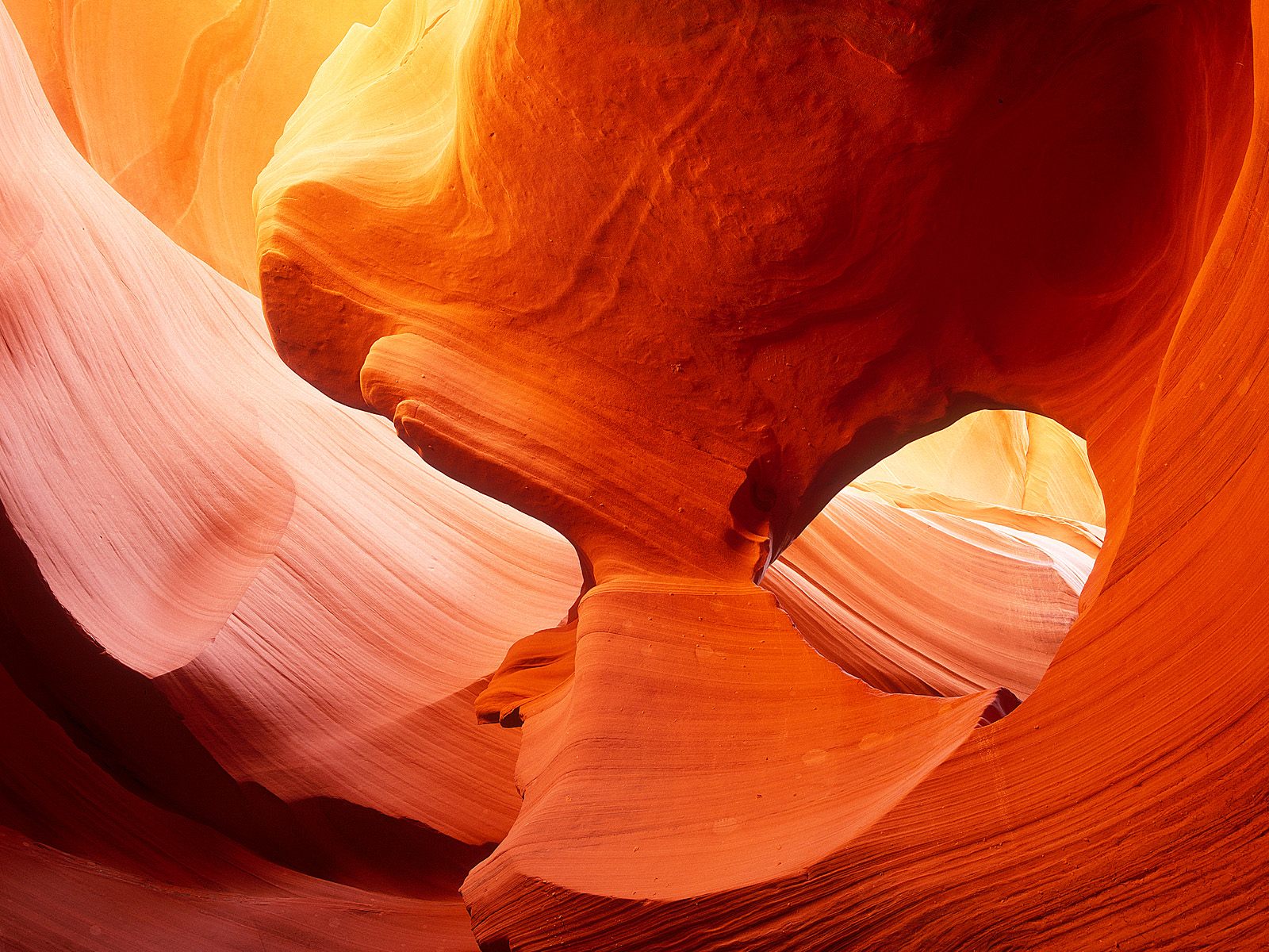 Download High quality Light and Shadow in Antelope Canyon, Arizona Canyons wallpaper / 1600x1200