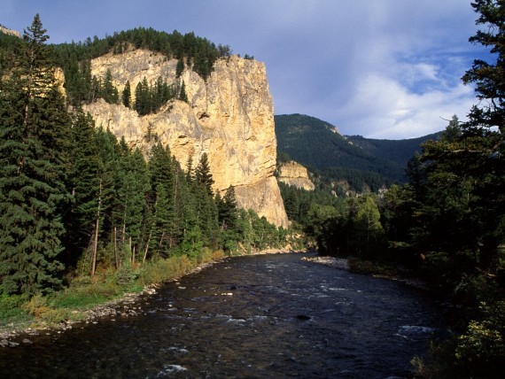 Free Send to Mobile Phone Gallatin Canyon, Montana Canyons wallpaper num.21