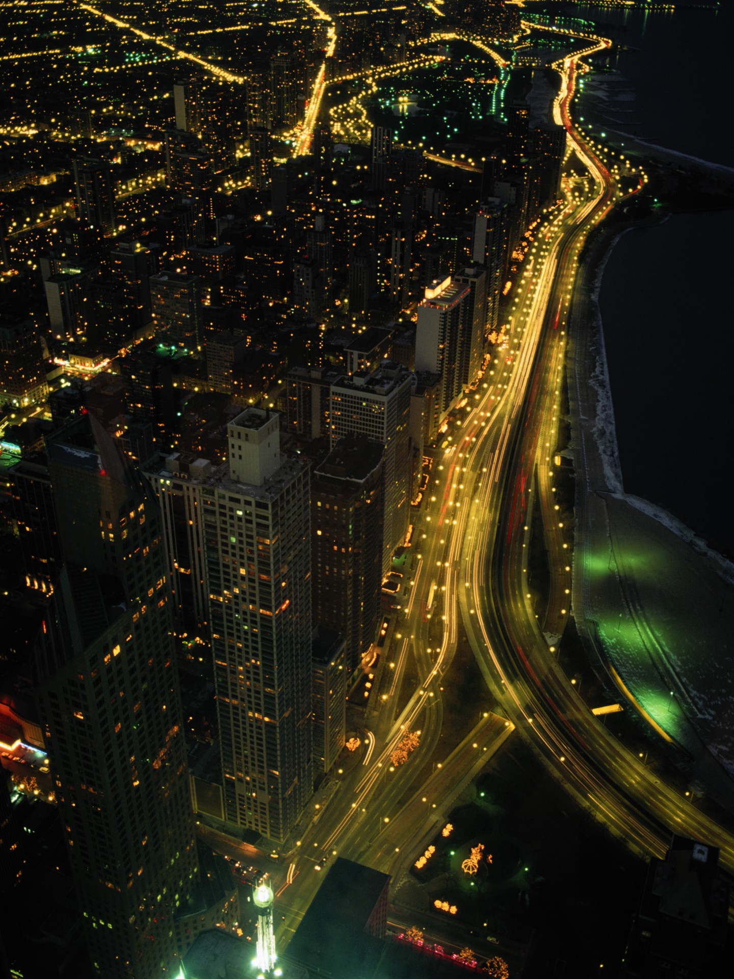Download HQ night coast city Cities wallpaper / 1440x1920