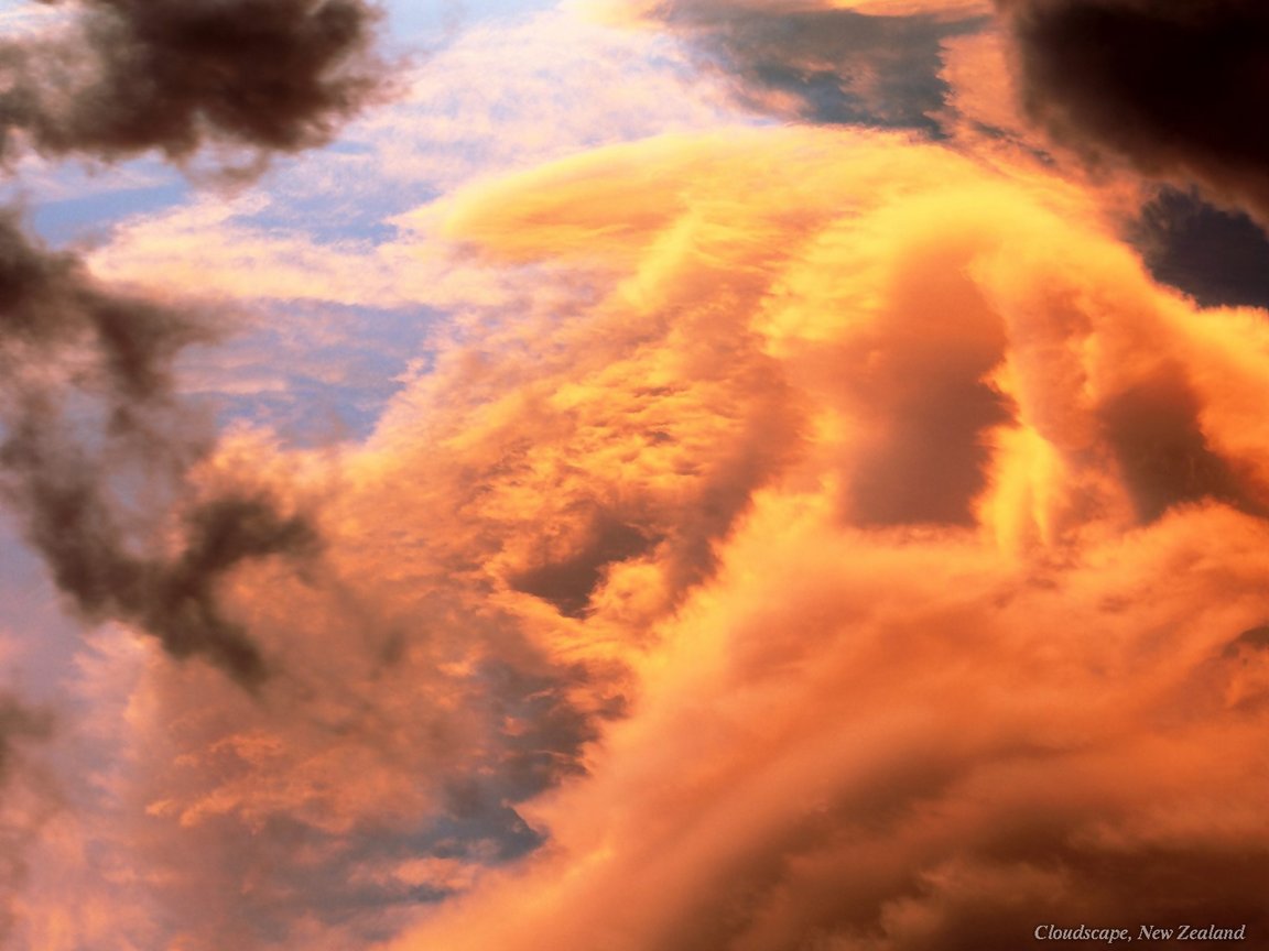 Full size Clouds wallpaper / Nature / 1152x864