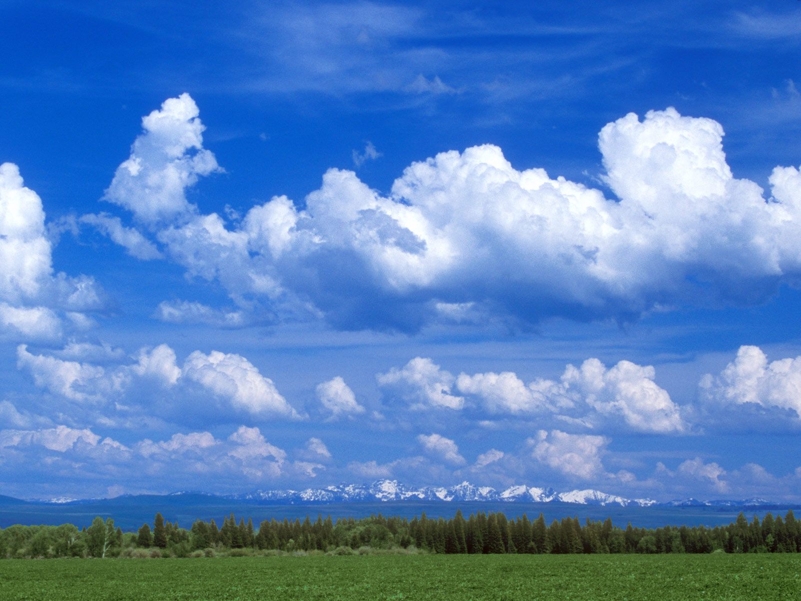 Download HQ Partly Cloudy, Near Joseph, Oregon Clouds wallpaper / 1600x1200