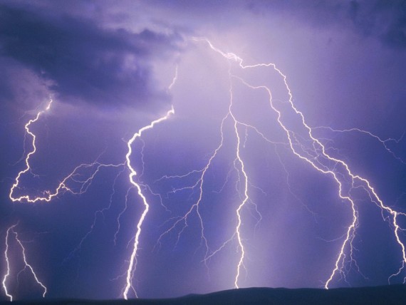 Free Send to Mobile Phone Chain Lightning Forces of Nature wallpaper num.29