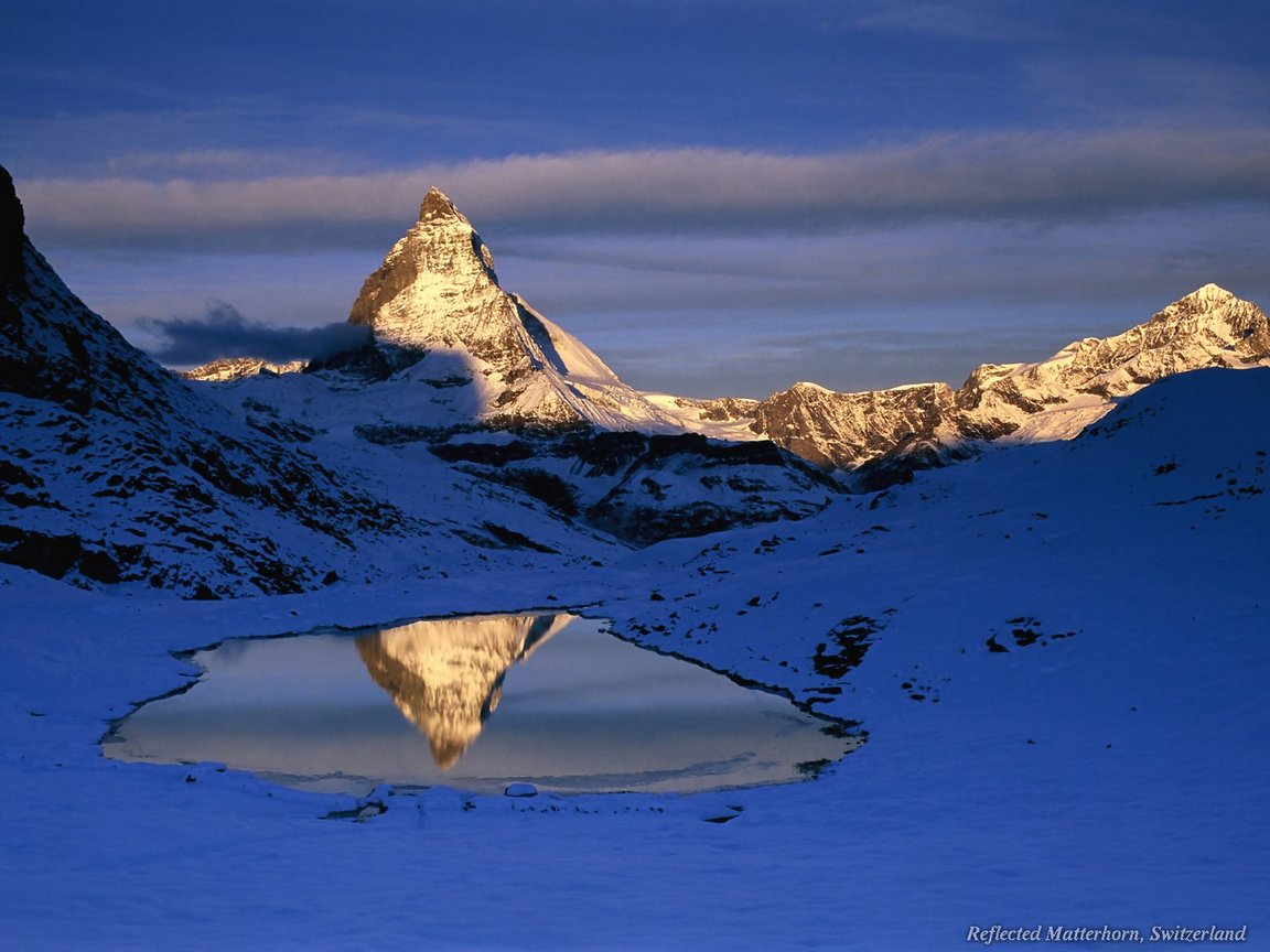 Full size Mountains wallpaper / Nature / 1152x864