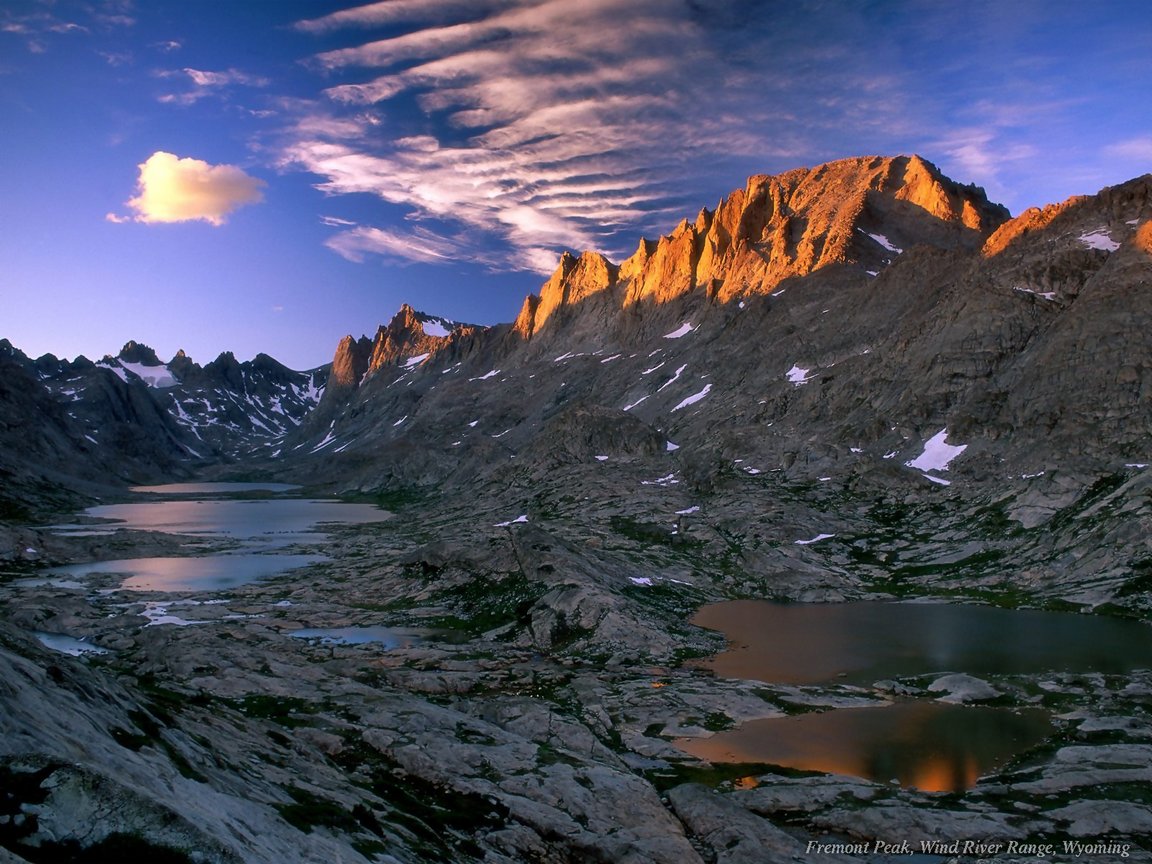 Full size Mountains wallpaper / Nature / 1152x864