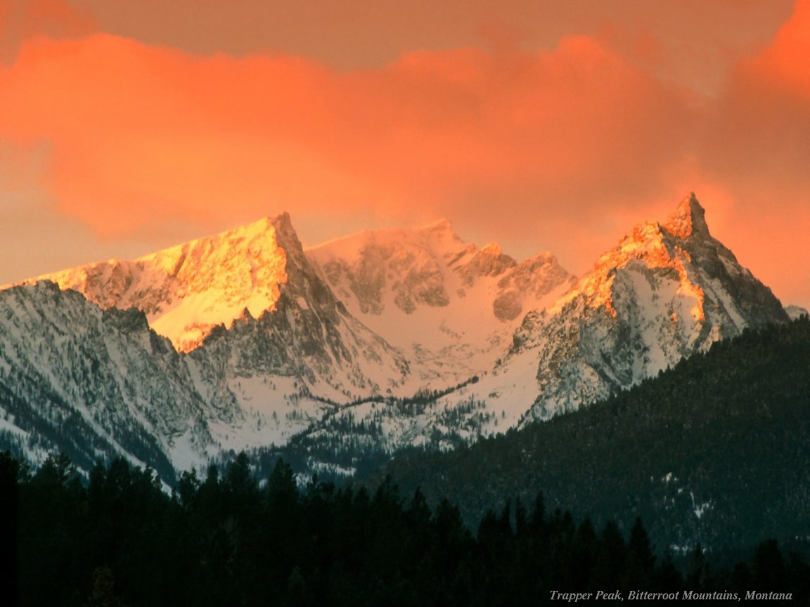 Full size Mountains wallpaper / Nature / 1152x864