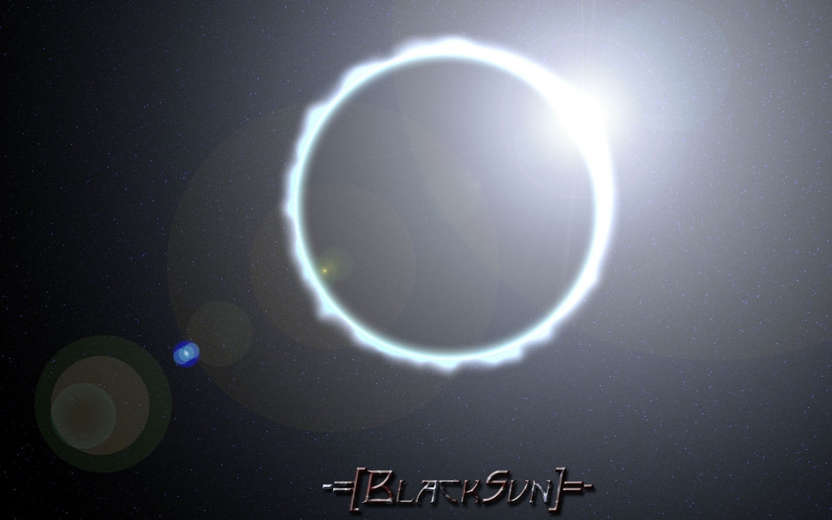 Download full size Sun Eclipse Space wallpaper / 1680x1050