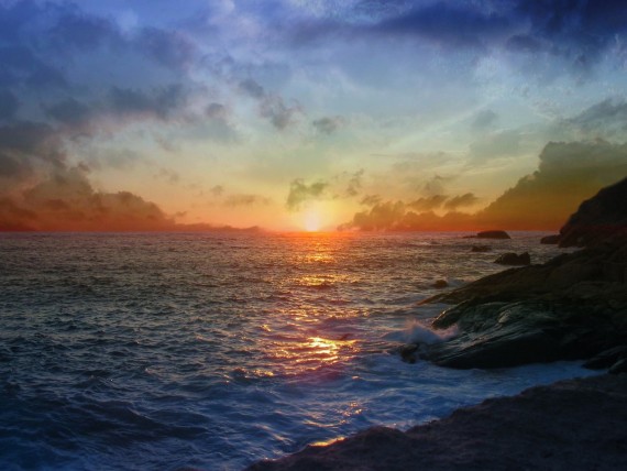 Free Send to Mobile Phone Sunset Nature wallpaper num.72