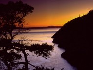Anacortes Fidalgo Island, Washington, USA / Sunset