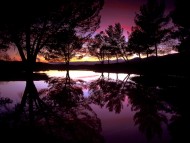 Castaic Lake Sunset, Santa Clarita, California / Sunset