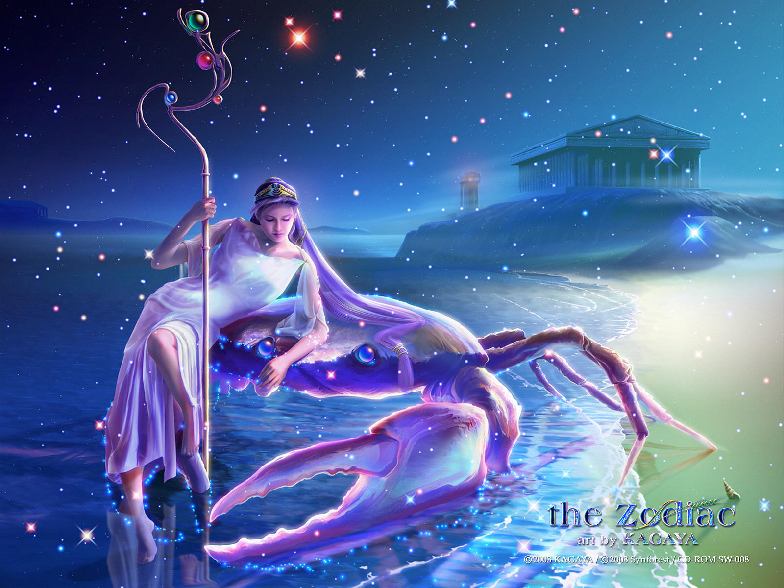 Download full size Cancer The Zodiac wallpaper / 1600x1200