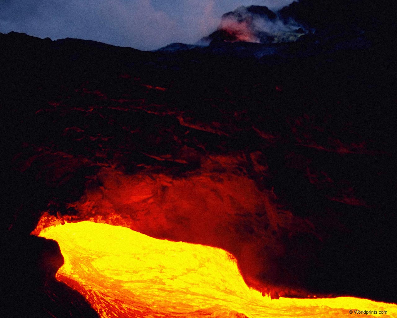 Download High quality Volcanos wallpaper / Nature / 1280x1024